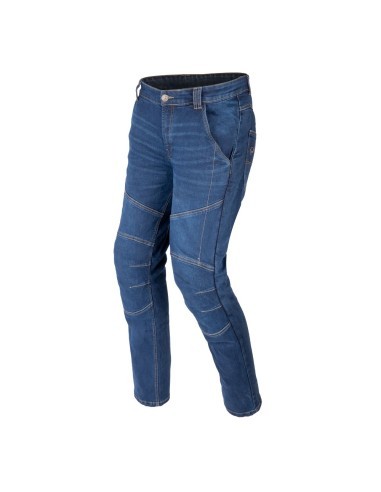 Bela Crack Pantalon Denim Jeans Moto Bleu