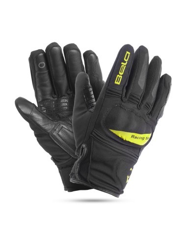 Bela Boom Lady WP Winter Gloves - Black/Yellow Fluorescent